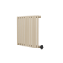 Beige Grey Horizontal Smart Electric Radiator with Wi-Fi Thermostat - 600W - H600xW590mm - Bathroom Safe