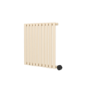 Elk Brown Horizontal Smart Electric Radiator with Wi-Fi Thermostat - 600W - H600xW590mm - Bathroom Safe