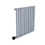 Light Grey Horizontal Smart Electric Radiator with Wi-Fi Thermostat - 0.6kW - H600xW590mm - Bathroom Safe