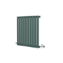 Sorrento Evergreen Horizontal Oval Designer Radiator 600x590mm Single Panel 1576 BTU