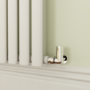 Sorrento White Horizontal Oval Designer Radiator 800x590mm Single Panel 1947 BTU