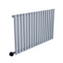 Light Grey Horizontal Smart Electric Radiator with Wi-Fi Thermostat - 1.2kW - H600xW1003mm - Bathroom Safe