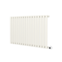 Linen Horizontal Smart Electric Radiator with Wi-Fi Thermostat - 1200W - H600xW1000mm - Bathroom Safe