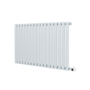 Salt & Pepper Horizontal Smart Electric Radiator with Wi-Fi Thermostat - 1200W - H600xW1000mm - Bathroom Safe