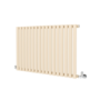 Sorrento Elk brown Horizontal Oval Designer Radiator 600x1003mm Single Panel 2679 BTU