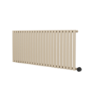 Beige Grey Horizontal Smart Electric Radiator with Wi-Fi Thermostat - 2000W - H600xW1410mm - Bathroom Safe