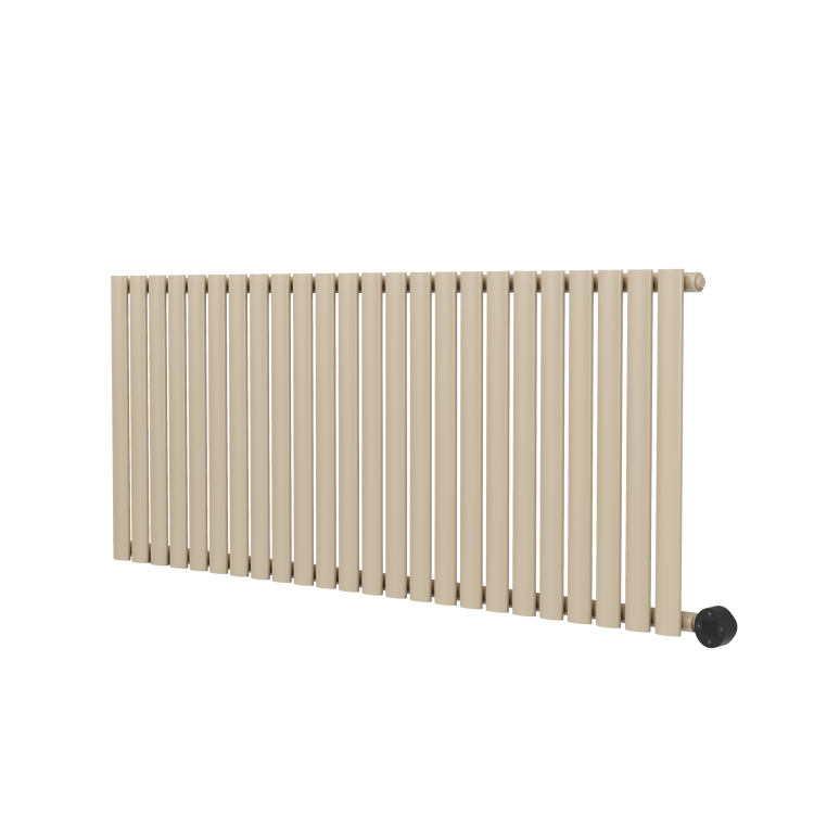 Beige Grey Horizontal Smart Electric Radiator with Wi-Fi Thermostat - 2000W - H600xW1410mm - Bathroom Safe