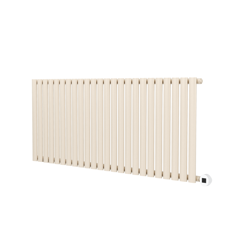 Cleopatra Horizontal Smart Electric Radiator with Wi-Fi Thermostat - 2000W - H600xW1410mm - Bathroom Safe