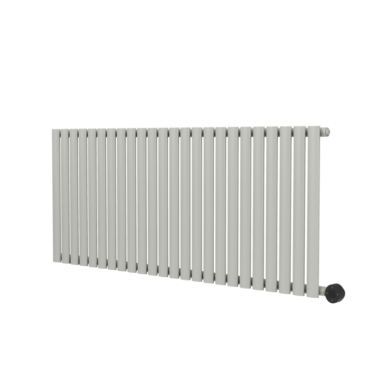 Smoked Stone Horizontal Smart Electric Radiator with Wi-Fi Thermostat - 2000W - H600xW1410mm - Bathroom Safe