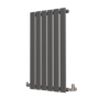 Riace Anthracite Horizontal Flat Designer Radiator 800x408mm Single Panel 1299 BTU