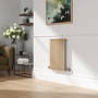 Sorrento Elk brown Horizontal Oval Designer Radiator 600x413mm Single Panel 1103 BTU