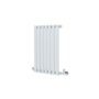 Sorrento Salt & Pepper Horizontal Oval Designer Radiator 600x413mm Single Panel 1103 BTU