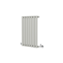Sorrento Smoked Stone Horizontal Oval Designer Radiator 600x413mm Single Panel 1103 BTU