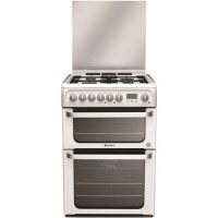 Refurbished Hotpoint HUD61P 60cm Dual Fuel Cooker