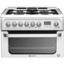 Refurbished Hotpoint HUD61P 60cm Dual Fuel Cooker