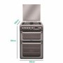 Refurbished Hotpoint HUG61G 60cm Gas Cooker