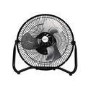 electriQ 9 Inch High Velocity Desk Fan - Black Metal Body