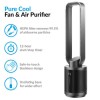 38 inch Quiet Pure Cool Bladeless HEPA Purifying Tower Fan with Remote Control Timer and Oscillation - Black