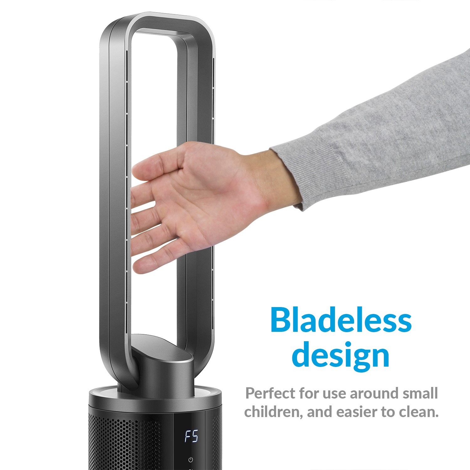 Quiet dual hepa air purifier and pure cool dc fan discount