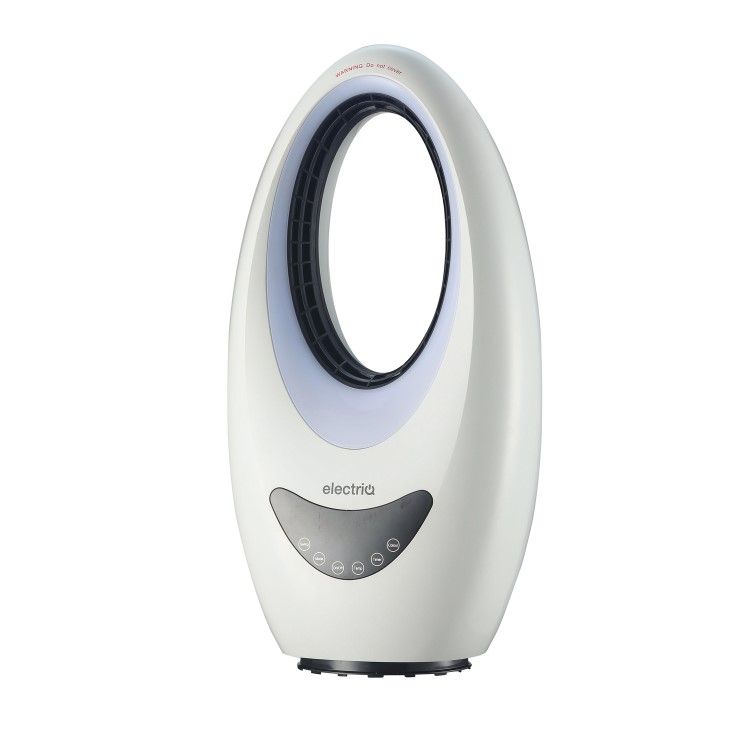 electriQ Bladeless Heater Fan 2kW with Optional Mood Light