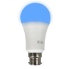 GRADE A1 - electriQ dimmable colour Smart Wifi Bulb with B22 bayonet ending - Alexa &amp; Google Home compatible