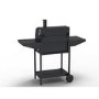 GRADE A2 - The American Tennessee Charcoal Grill BBQ with Chimney Smoker Function