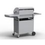 GRADE A2 - The Kentucky Premium 4 Burner Gas BBQ in Silver
