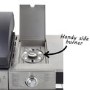 Refurbished Boss Grill Texas Outdoor Kitchen - 4 Burner Gas BBQ Grill with Side Burner - Black