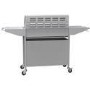 GRADE A3 - The Georgia Classic - 6 Burner Gas BBQ with Side Burner in Silver.