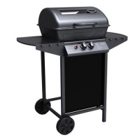 Refurbished Boss Grill Louisiana 2 Burner Gas BBQ with Side Burner