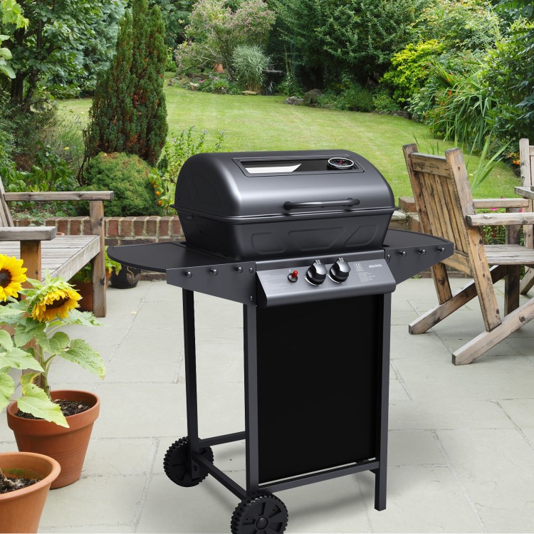 Refurbished Boss Grill Louisiana 2 Burner Gas BBQ with Side Burner