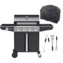Refurbished Boss Grill Kentucky Premium 4 Burner Gas BBQ Grill - Black