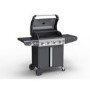 GRADE A2 - The Kentucky Premium 4 Burner Black Gas BBQ - Includes BBQ Cover and Utensils Set