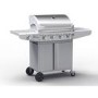 GRADE A2 - The Kentucky Premium 4 Burner Gas BBQ in Silver