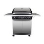 GRADE A2 - The Alabama Elite 4 Burner Gas BBQ in Stainless Steel - Includes BBQ Cover