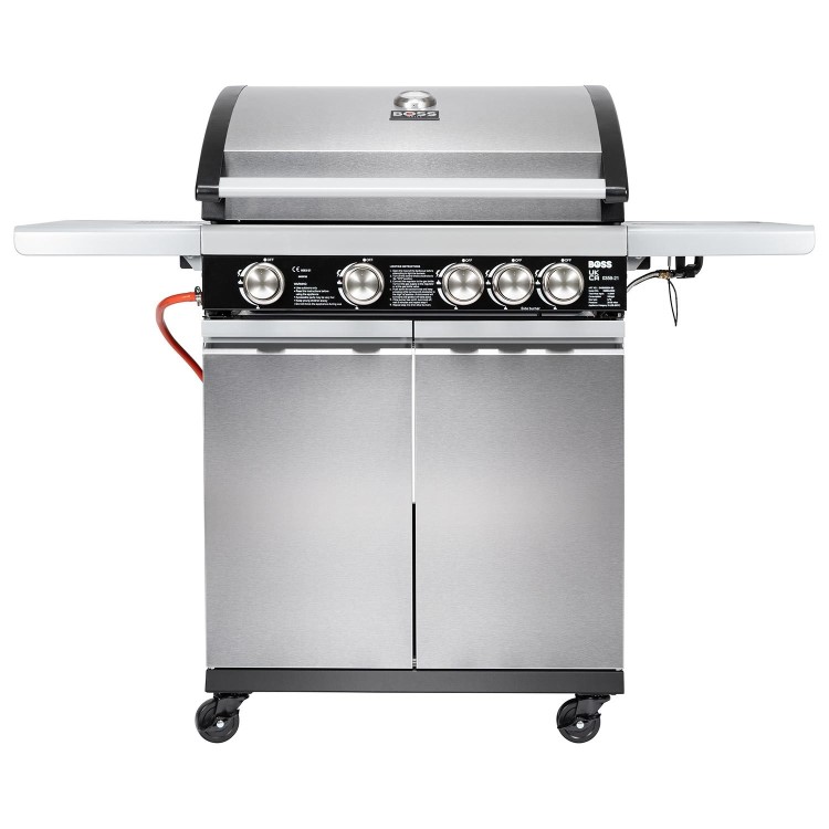 Refurbished electriQ IQBBQ4BSS The Alabama Elite - 4 Burner Gas BBQ - Stainless Steel