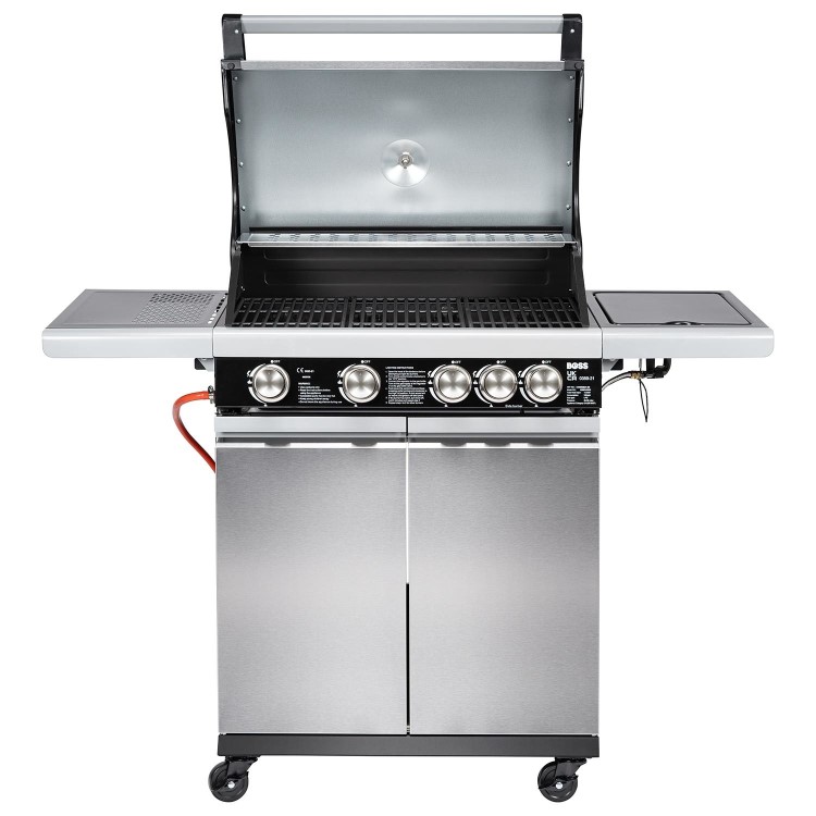 Refurbished electriQ IQBBQ4BSS The Alabama Elite - 4 Burner Gas BBQ - Stainless Steel