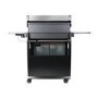 GRADE A2 - The Alabama Elite 4 Burner Gas BBQ in Stainless Steel - Includes BBQ Cover