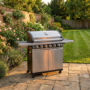 Boss Grill Alabama Elite - 6 Burner Gas BBQ with Side Burner - Stainless Steel