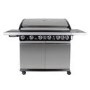 GRADE A2 - The Alabama Elite 6 Burner Gas BBQ In Stainless Steel  - Includes BBQ Cover