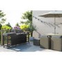Refurbished Boss Grill Texas Outdoor Kitchen - 4 Burner Gas BBQ Grill with Side Burner - Black