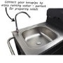 Refurbished Boss Grill Texas Outdoor Kitchen - 4 Burner Gas BBQ Grill with Side Burner - Black
