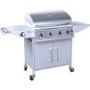 GRADE A3 - The West Virginia Classic 4 + 1 Burner Gas BBQ in Silver. 