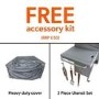 GRADE A3 - The West Virginia Classic 4 + 1 Burner Gas BBQ in Silver. 