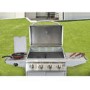 GRADE A3 - The West Virginia Classic 4 + 1 Burner Gas BBQ in Silver. 