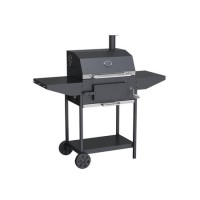 GRADE A2 - The American Tennessee Charcoal Grill BBQ with Chimney Smoker Function