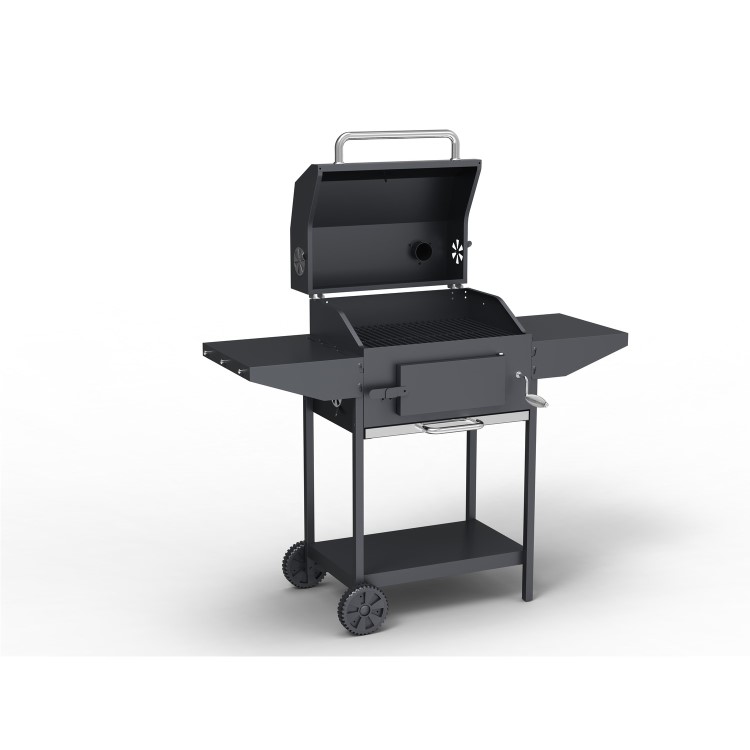 Refurbished Boss Grill Tennessee - Charcoal Grill with Chimney Smoker BBQ
