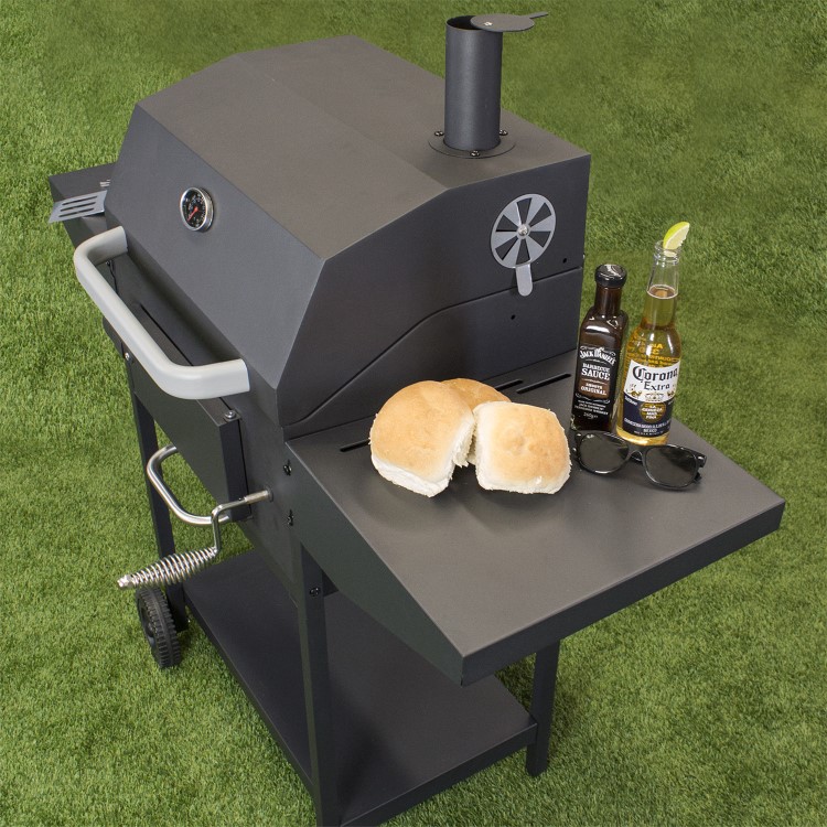 Refurbished Boss Grill Tennessee - Charcoal Grill with Chimney Smoker BBQ