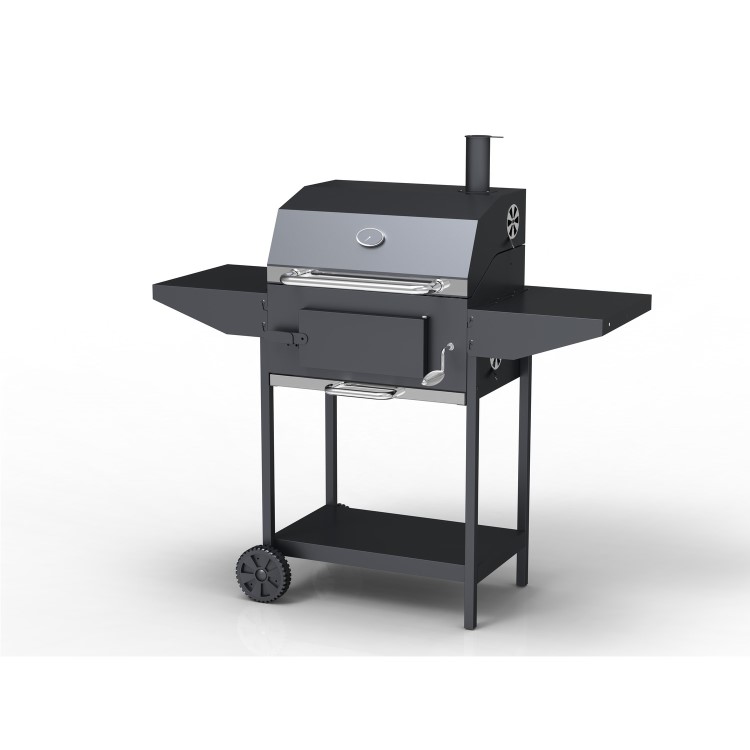 Refurbished Boss Grill Tennessee - Charcoal Grill with Chimney Smoker BBQ