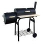 Black Barrel Charcoal Smoker BBQ - Includes BBQ Cover and Utensil Set